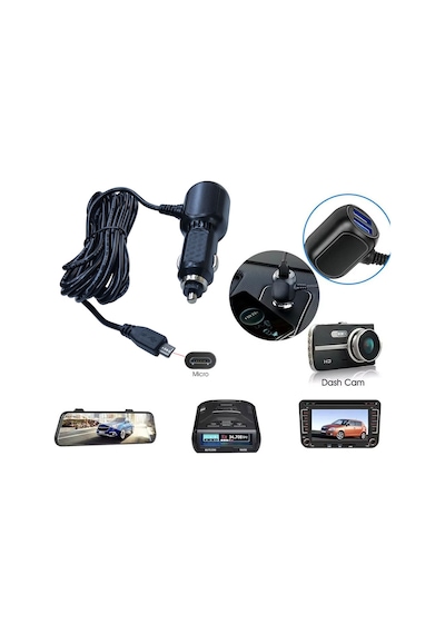 Mikro Usb Navigasyon Kamera İçin Araç Şarj Adaptörü 5v 3.5a 2port Usb