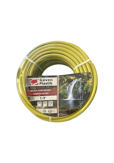 1/2 Market Tipi 25 Mt. Eko Sarı Örgülü Hortum