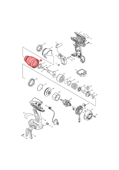 Makita DTW251 Vurucu Yatağı Kodu 140171-2