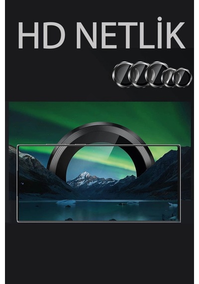 Samsung Galaxy Uyumlu  Z Fold 5 Valdez Metal Kamera Lens - Siyah
