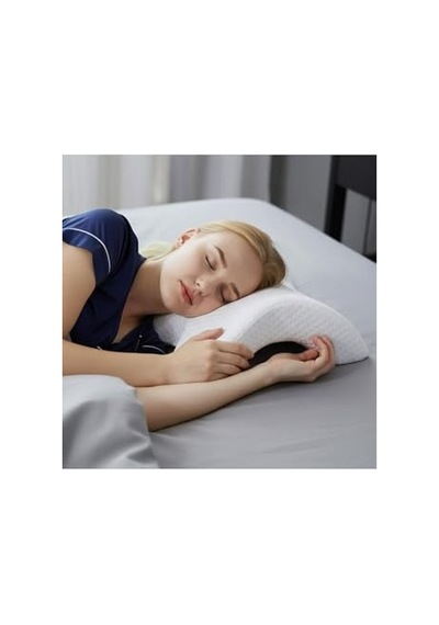 Ergonomik%100 Visco Ortopedik Yastık - Yıkanabilir Kılıf Bel Boyun Bacak Hassasiyetları İçin - 116135 Genel