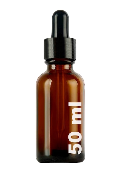 Afracam Amber 50 Ml Kapaklı Dropper Damlalık Cam Şişe 30 Adet Siyah