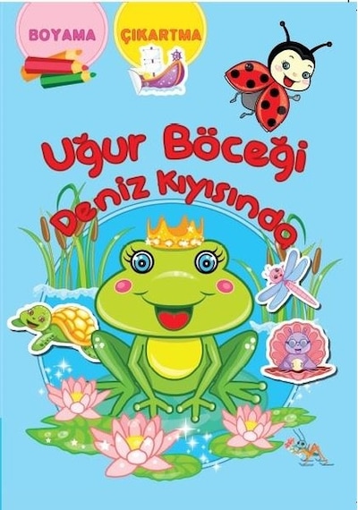 Uğur Böceği Deniz Kıyısında Boyama Kitabı- Koloni Çocuk Yayınları
