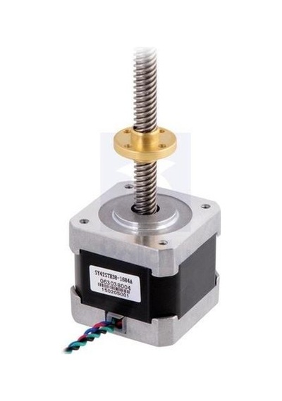 Nema 17 28 Cm Vidalı Milli Bipolar, 200 Adım, 42×38Mm, 2.8V Step