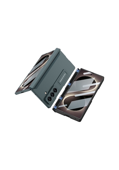 Maks Technology Galaxy Z Fold 8 Ultra Kılıf Magsafe Uyumlu M-magnet Standlı 360 Koruma Sert Pc Maks Kapak Siyah