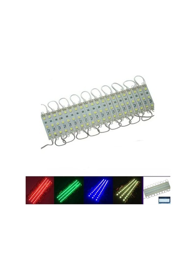 20 Adet Beyaz 5630 Çip Modül Led 12v Modül Led Su Geçirmez Modül Led