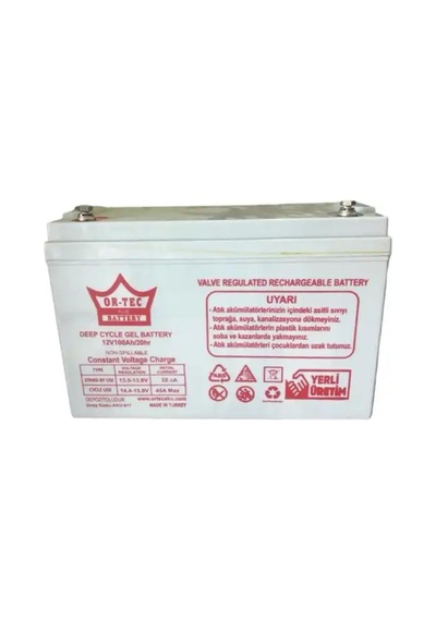 12v 100ah Solar Sistem Jel Aküsü