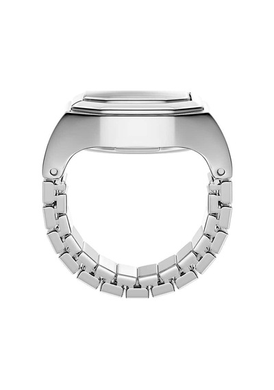 Fossil Fes5482 Kadın Yüzük Saat Metalik Gri