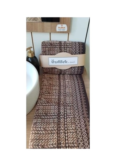 Teraphy Kadife El Yüz Havlusu 2&apos Li Kahve-50x90 4 Lü 50x90 El Havlusu