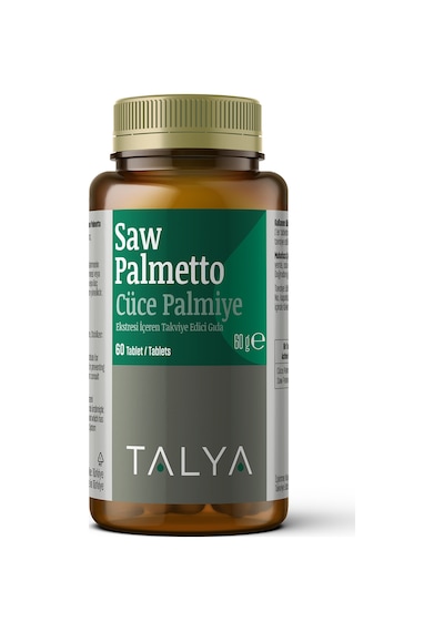 Talya Saw Palmetto Cüce Palmiye Eki İçeren Takviye Edici Gıda 60 Tablet