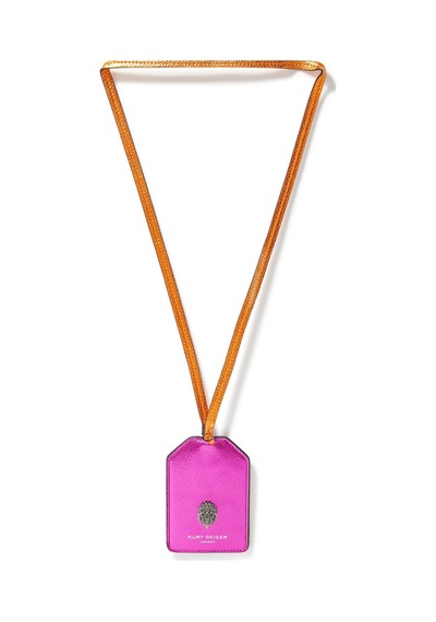 Kurt Geiger Southbank Tag Lanyard , Kadın Boyun Askılı Kartlık Tek Boyut Şık Aksesuar Pembe