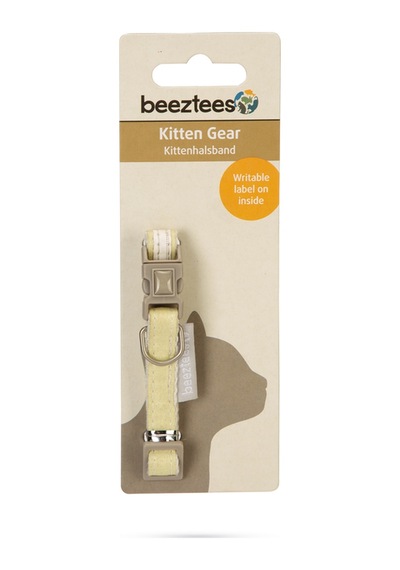 Hnrlıshp Beeztees Yavru Kedi Boyun Tasması, Bebek Sarı, 18-23cm