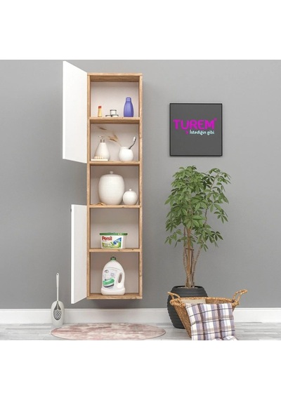 Havai Çok Amaçlı Banyo Dolabı Mdf Siyah Havai Çok Amaçlı Banyo Dolabı Mdf Siyah