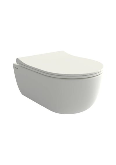 Bocchi - V-tondo Rimless Kısa Asma Klozet 49 Cm Mat Beyaz - 1417-002-0128 Diğer
