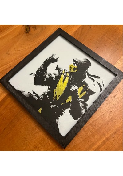 Scorpion 3d Baskı Tablo Çerçeve