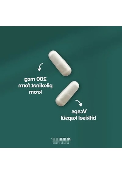 Krom Pikolinat Takviye Edici Kapsül 20 Mcg, 90 Kapsül