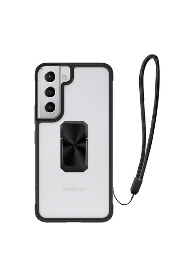 Zore Galaxy Uyumlu S22 Plus Kılıf V-bax Kapak - Siyah Siyah