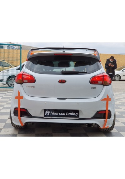 Kia Ceed (2012-16) Arka Tampon Eki ---fibersan Tuning
