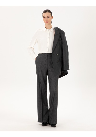 Pierre Cardin Kadın Ekru Gömlek Desenli 50292250-vr019 Ekru