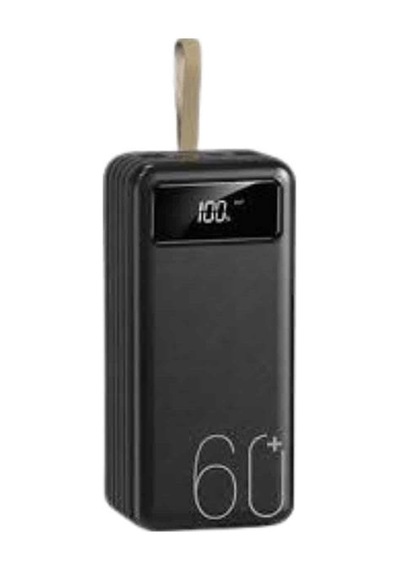 Powerbank 60.000 Mah Taşınabilir Şarj Hızlı El Fenerli Dijital Göstergeli