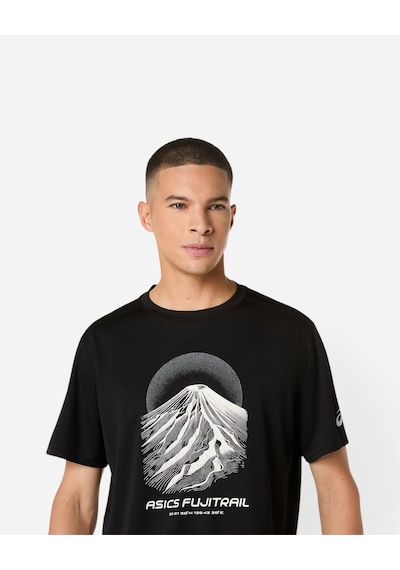 Asics Fujıtraıl Logo Ss Top Erkek Siyah Kısa Kollu Tshirt 2011d527-001