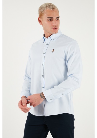 U.S. Polo Assn. U.s. Polo Assn Erkek Gömlek G081sz0042225643 Açık Mavi Açik Mavi