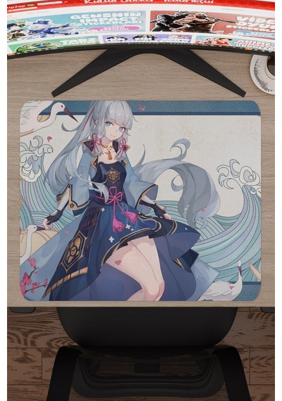 Ayaka Genshin Impact Anime Gacha V2 - 48x40 Xl Gaming Mouse Pad Fare Altlığı
