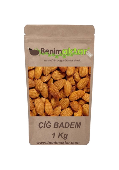 BenimAktar Çiğ Badem 1 KG