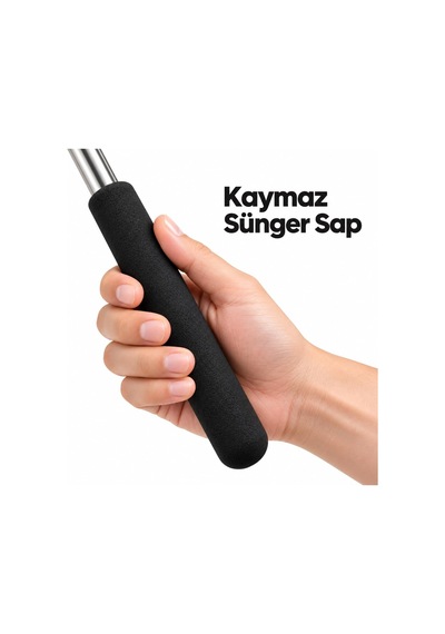 Teleskopik Araba Cam Sileceği Ve Yan Dikiz Aynası Çekeceği, 1 Metre Uzayabilir Araç Ayna Temizleme Aparatı Çekçek - Çizmez Yumuşak Kauçuk Başlık, Pratik Oto Bakım Aksesuarı