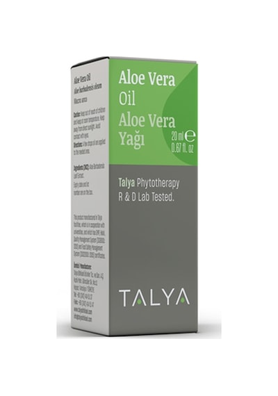 Talya Soğuk Sıkım %100 Saf ve Doğal Nemlendirici Aloe Vera Yağı 20 ML
