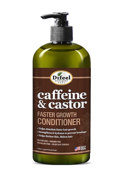 Difeel Caffeine & Castor Saç Uzamasını Destekleyen Saç Kremi 1lt