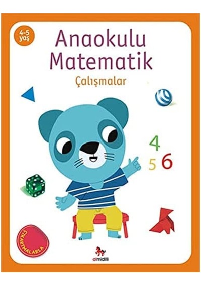 Anaokulu Matematik Çalışmalar 4-5 Yaş Çıkartmalarla