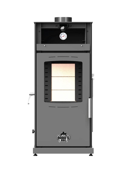 Sılver Plus 8 Kw Kuzine/ Manuel Pelet Ve Odun Sobası / Baba's Stove