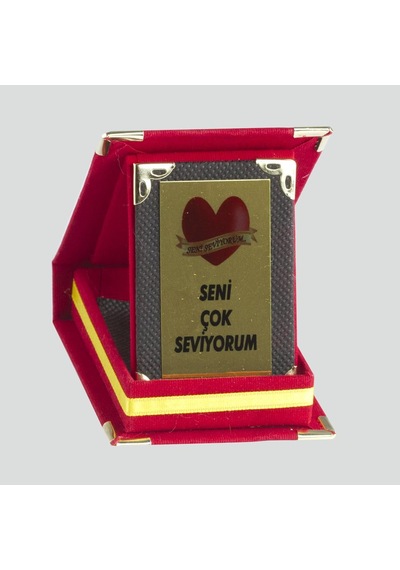 Seni Çok Seviyorum Plaketi