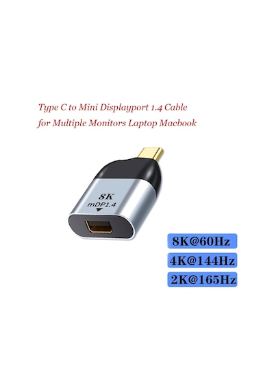 Pmr Type C To 8k Miini Display Port Çevirici Adaptör