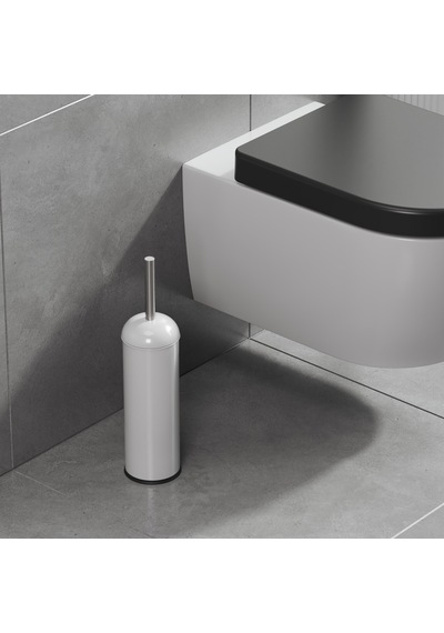 Aqua Bagno Smile Klozet Ve Tuvalet Fırçası , Beyaz Beyaz