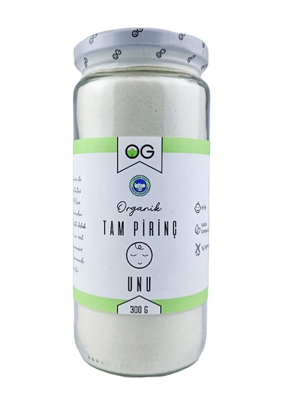 OG natural Organik Tam Pirinç Unu Ve Organik Bebek İrmiği Seti 1 G