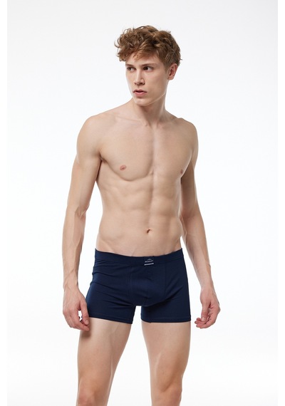 Malabadi Erkek 3'lü Siyah Lacivert Füme Premium Collection Modal Boxer 3m251 Siyah-lacivert-füme