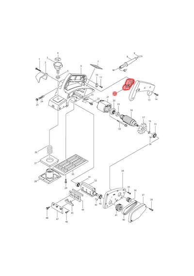 Makita 1902 Şalter Ürün Kodu 651233-6