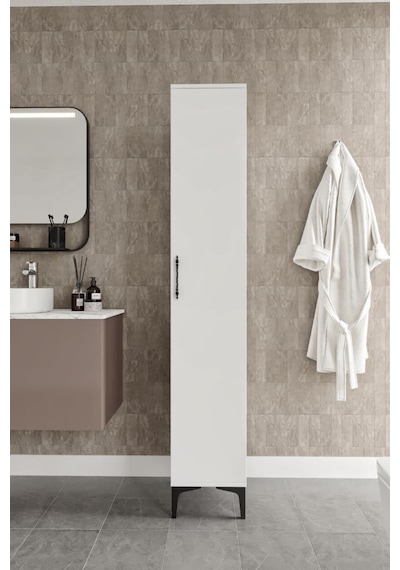 Plain Metal Ayak Metal Kulp Pla1200 Banyo Dolabı Mutfak Dolabı Balkon Dolabı Kiler Dolabı Çok Amaçlı Dolap Ayakkabılık Beyaz