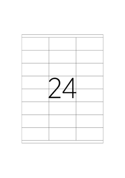 Tanex Tw-2324 Laser Etiket 70X35 MM