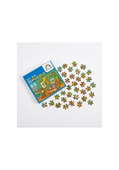 Sanat Sınıfı Mini Puzzle 40 Parça 3-7 Yaş Eğitici Çocuk Puzzle Yapboz