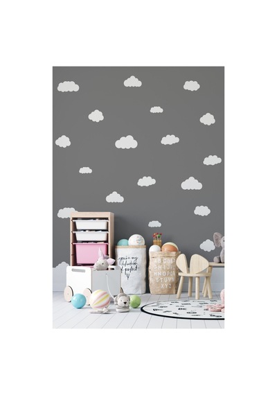 Çocuk Ve Bebek Odası Sticker Beyaz Bulutlar