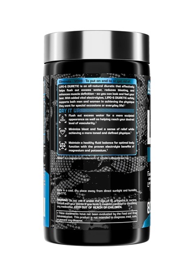 Nutrex Research, Lıpo-6 Diüretik Water & Bloat Reducer Maximum Definition 80 Kapsül