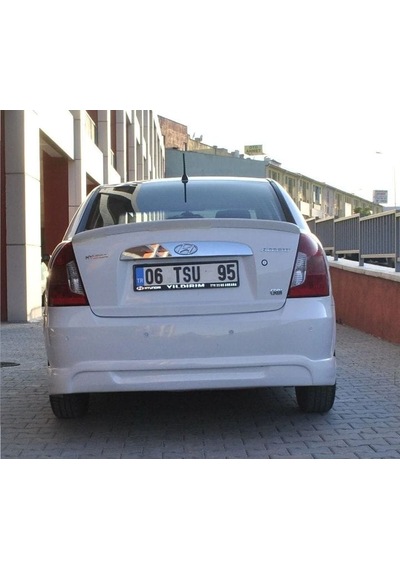 Hyundai Accent Era Arka Tampon Eki Fiber Boyasız