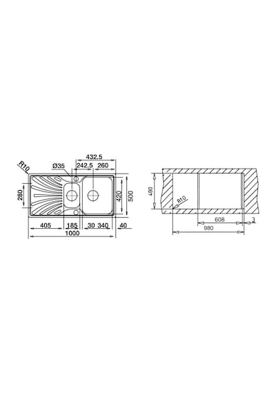 Teka Princess 60 B Paslanmaz Çelik Eviye - 40109146