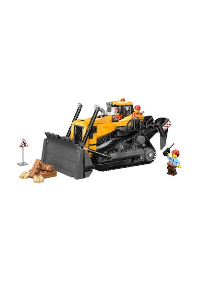 LEGO® City Sarı Buldozer 60466 - 8 Yaş ve Üzeri Çocuklar için İnşaat Sahası Temalı Yaratıcı Oyuncak Yapım Seti (682 Parça)