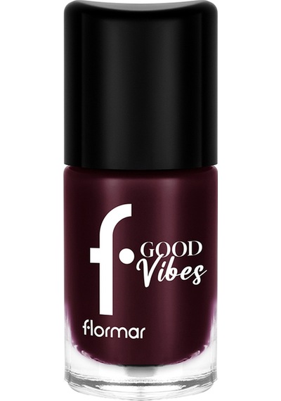 Flormar Good Vibes Yüksek Pigmentli & Parlak Bitişli Nefes Alabilen Oje 002 Sweet Mulberry