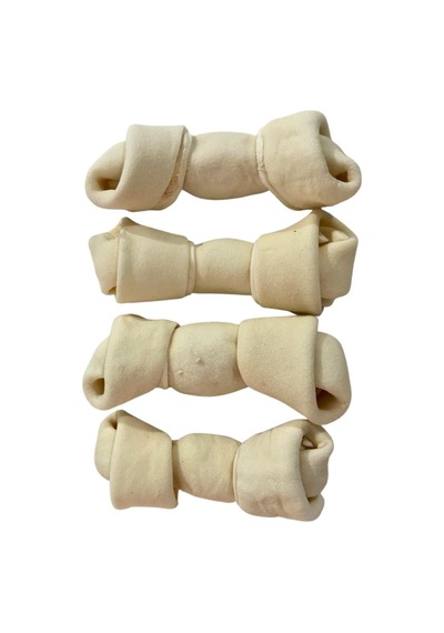 Sütlü Düğüm Köpek Ödül Çiğneme Kemiği 14-15cm 4lü Paket