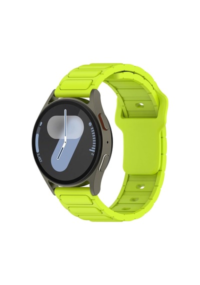 Huawei Gt2 46mm İle Uyumlu Cns Krd-132 22mm Silikon Kordon Strap Kayış - Beyaz Çok Renkli